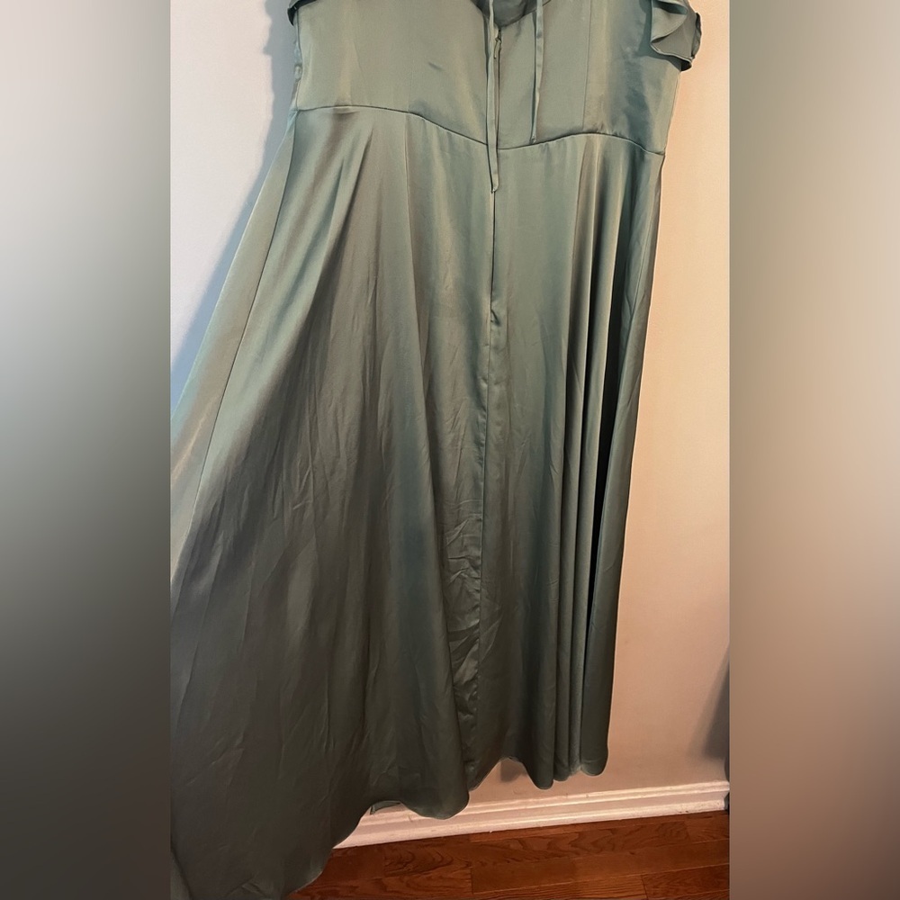 Azazie Bondi Matcha Dress - Picture 9 of 12